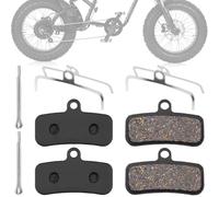 KUMSODE 2 Pares Pastillas Freno Bicicleta, Pastillas de Freno para Shimano Saint BR-M810 M820 Zee BR-M640 MT420 MT520