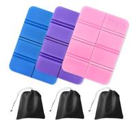 KUMSODE Esterilla Camping de Espuma Cojines Asiento Impermeable Alfombrilla Termica Plegable Portátil Almohadilla Plegable