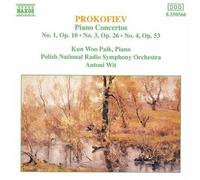 Kun Woo Paik Prokofiev: Piano Concertos Nos. 1, 3 and 4 (CD) (Importación USA)