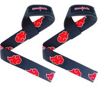 KunaiGrip Correas de levantamiento de anime, correas de muñeca acolchadas para levantamiento de pesas, culturismo, entrenamientos de gimnasio, levantamiento de potencia, peso muerto y fitness (algodón