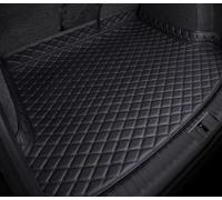 KUNCKN Alfombrillas Maletero Cuero para Seat Toledo IV (NH) 2013-2018,Alfombra Moquetas Impermeable Antideslizante Protectora Interior Accesorios,A/Black