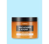KUNDAL Exfoliante corporal de azúcar Macadamia & Sugar Body Scrub White Musk - 550 g