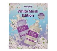 KUNDAL Champú y bálsamo capilar Miel y Macadamia Honey & Macadamia Shampoo + Treatment Set White Musk - 500 ml, 500 ml
