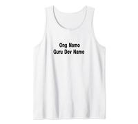 Kundalini Yoga Mantra Ong Namo Guru Dev Namo sabiduría Camiseta sin Mangas