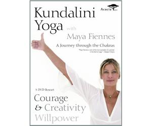 Kundalini Yoga with Maya Fiennes - A Journey Through the Chakras: Courage, Creativity and Willpower [DVD] [Reino Unido]