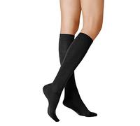 Kunert Calcetines hasta la rodilla de algodón de lana suave para mujer, 100 DEN, negro (negro 0070), 6/8, Negro (Black 0070), 6-8