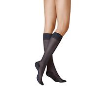 KUNERT Cotton Sole 20 Calcetines hasta la Rodilla para Mujer, Marine, L