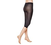 Kunert Mallas Capri 356100 Velvet 40 semiopacas, 40 de Aspecto Mate, Leggings con Pierna 3/4, Capri, Longitud 3/4, cómodas, elásticas y Resistentes, Negro, 40-42