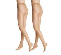 KUNERT Simply 20-Pack de 2 Pares de Calcetines Medias, 20 DEN, Rosa Carne, 50 Grande (Pack de 2) para Mujer