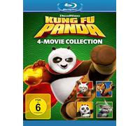 Kung Fu Panda – Colección 1-4 – Blu-ray – Importación alemana – Nuevo