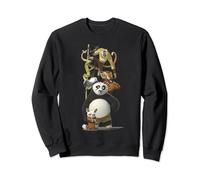 Kung Fu Panda Po And The Furious Five Portrait Sudadera