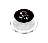 Kung Fu Puño Golpe Mano Shaolin Artes Marciales Chinas PopSockets PopGrip para MagSafe