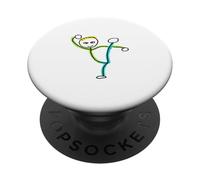 Kung-Fu Stickman PopSockets PopGrip Adhesivo