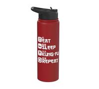 Kung Fu Wing Chun Artes Marciales Chinas Carácter KungFu Stainless Steel Insulated Water Bottle