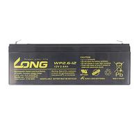 Kung Long WP2.6-12 F1 - Batería de plomo y fieltro (12 V, 2,6 Ah, con conector Faston de 4,8 mm)