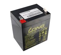 Kung Long WP5-12 F2 - Batería de plomo y fieltro (12 V, 5 Ah, con conector Faston de 6,3 mm)