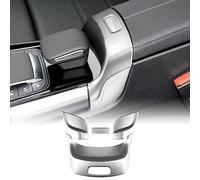 KUNGKIC ABS Auto Control Central Reposabrazos Caja Marco Pegatinas Decorativas Interior Compatible con Mercedes Benz Clase B W247 GLA H247 GLB X247 2020 2021 2022 Accesorios Plata