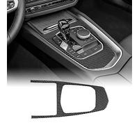 KUNGKIC - Cobertura de salpicadero de fibra de carbono para coche, adhesivo para el marco de la transmisión, panel de cambio de marchas, decoración interior compatible con BMW Z4 G29 2019 2020 2021