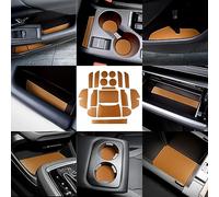 KUNGKIC Para 2023 2024 2025 Subaru Crosstrek Auto Antideslizante Soporte para Bebidas Guantera Insertar Esterilla de Puerta Antipolvo Interior Essentials Accesorios Decoración Accesorios 18 Piezas PVC