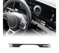 KUNGKIC Para Kia Sportage 2025 2024 2023 2022 Fibra de Carbono Coche Volante Trasero Cubierta Pegatinas Accesorios Decorativos (Negro)