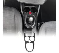 KUNGKIC Para Seat Altea 2004 2005 2006 2007 2008 Accesorios Fibra de Carbono Auto Panel de Cambios Cubierta Marco de Cambio Panel Interior Decorativo Auto Parts Regalo (Negro)