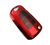 KUNIO Funda para Llave Compatible con Opel Adam Antara Mokka Corsa D Astra h Corsa f Astra J Insignia Vectra C Zafira L778 para Vauxhall Carcasa TPU Funda para Llave, C Rojo