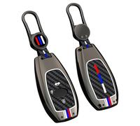 KUNIO Funda para llave Subaru Outback XV Forester S5 E-Boxer Legecy para Toyota GR86 Aleación de Zinc Carcasa para Llave de Coche 3 Botones B Gris