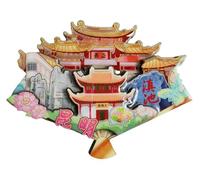 Kunming Yunnan - Imán 3D para nevera con diseño de recuerdo de viaje de China