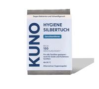Kuno Limpiador higiénico para lavadora, 150 lavados | Eliminador de olores para ropa - Paño antibacteriano de iones de plata contra el olor a sudor - Detergente deportivo