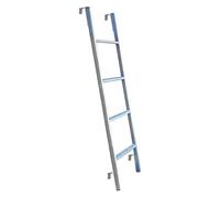 Kunovo Escalera Litera Escalera de Litera de Color Muli-ti con Ganchos, 116 Cm/ 130 Cm/ 140 Cm/ 150 Cm/Estructura De Metal Alto Cama Doble Litera Escalera para Autocaravana Camper Escaleras del Ático