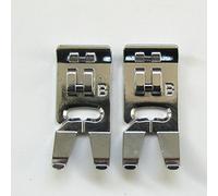 KUNPENG - 2piezas SLANT SHANK SNAP-ON 6MM ZIG ZAG FOOT # 313150 para SINGER 6233, 6234, 6235