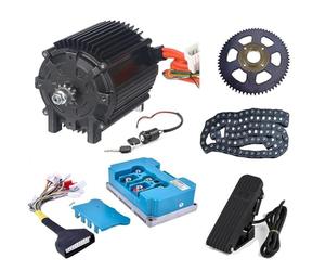 Kunray Motor eléctrico 72V 5000W Motor de alta potencia Mejorado, motor eléctrico para kart Go Kart, motor eléctrico de 6800 rpm para Gokart, patinetas, Dirtbike, ATV/motocicleta, Kit de mejora Razor