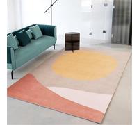 Kunsen Alfombra Niños Juego 160x250cm,Amarillo Antideslizante Duradero Moderno y Simple para Hallway,Quarto Criança,Juvenil