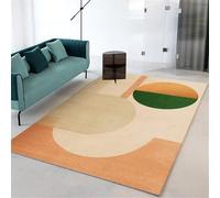 Kunsen Alfombra para Silla De Escritorio 180x200cm,Beige Amarillo Cómodo Duradero Moderno y Simple Juvenil Dormitorio,Decor,Quarto Criança