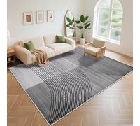 Kunsen Tapete Quarto Criança Elegante 60x90cm, Gris Patrones de Rayas Modernos para pasillos restaurantes