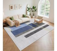 Kunsen Tapete Quarto Criança Fácil De Cuidar 80x120cm, Gris Diseño Moderno y Sencillo Azul para pasillos Sala Estar