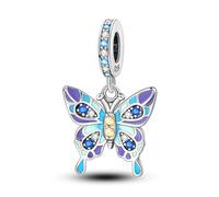 KUNSIR Charms Abalorios Colgante para mujer, plata de ley 925, compatible con pulseras y collares Pandora, compatible con pulseras europeas para mujeres y niñas
