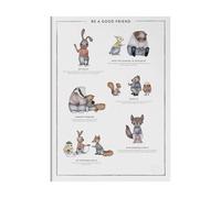 Kunskapstavlan® Póster Be a good friend 50x70 cm