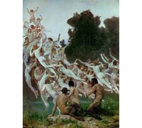 Kunst für Alle Impresión artística/Póster: William-Adolphe Bouguereau Die Oreaden - Impresión, Foto, póster artístico, 75x100 cm