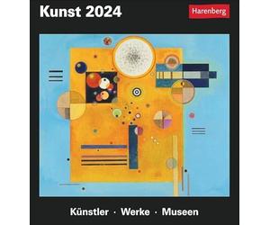 Kunst Tagesabreißkalender 2024. Kunstvoller Tageskalender 2024 zum Abreißen. Kultur-Kalender mit hochkarätigen Kunstwerken aus Galerien und Museen aller Welt: Kulturkalender - Künstler, Werke, Museen