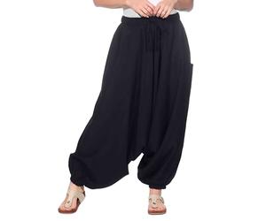 Kunst und Magie - Pantalón - harem - para mujer negro 122 cm