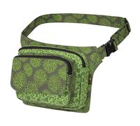 KUNST UND MAGIE Riñonera Boho Goa colorido Riñonera Riñonera Sidebag, verde, ca 25x20x10cm
