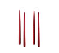 Kunstindustrien® Velas cónicas, fabricadas en Dinamarca, 42 colores disponibles, sin goteo y sin humo, velas de larga duración de 15 horas, juego de regalo de velas sin perfume, 4 unidades, 2,2 x 35