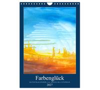 CALVENDO - Calendario artístico Farbenglück 2027 (calendario de pared 2027 DIN A4 alto), calendario mensual: 12 imágenes abstractas de Angelika Stephan