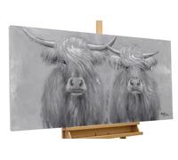 KunstLoft® Cuadro en acrílico 'Through thick and thin' 120x60cm | Pintado