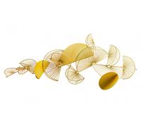 KunstLoft® Escultura de pared en metal 'Crescent Moon' 105x47x22cm