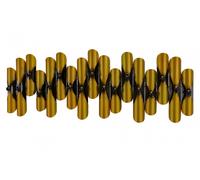 KunstLoft® Escultura de pared en metal 'Harmonic Parable' 90x32x5cm