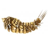 KunstLoft® Escultura de pared en metal 'Treasure of Pond' 70x55x10cm