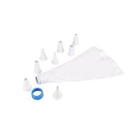 Kunststofftüllen Icing Bag and Nozzles, Set of 8