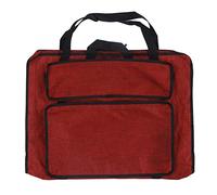 Kunsttasche Zeichenmappe Skizzenboard Tasche wasserdicht faltbar tragbar großes Fassungsvermögen für Kunstbedarf Malutensilien Material hochwertige Leinwand Christmas Gifts (Roja)